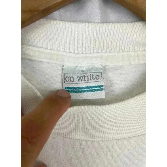 VTG Nashville Cowboy Western Boot T-Shirt LARGE 1980s - Picture 6 of 7